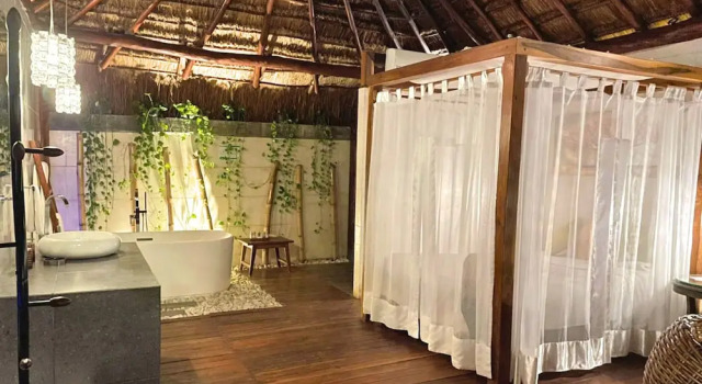 Двухместный номер Deluxe с балконом Cabañas Luxury