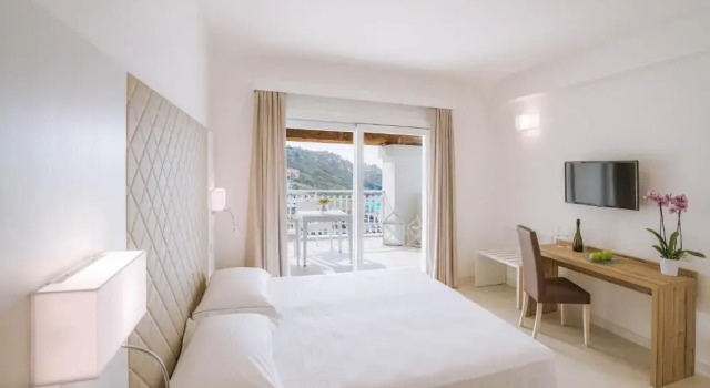 Трёхместный номер Deluxe с видом на море Hotel Moresco