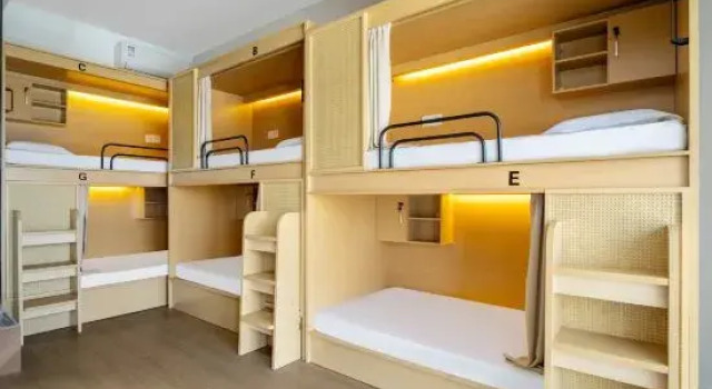Кровать в общем номере (женский номер) Shuiyicheng Youth Hostel