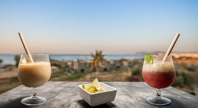 Студия с балконом и с видом на море Sea View Hotel & Apartments