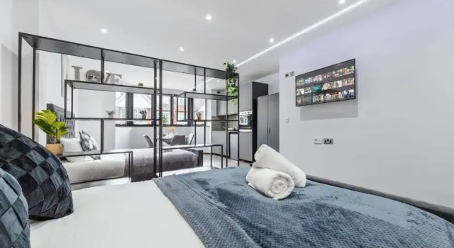 Апартаменты Serviced Studio Flat Near London Northern Line