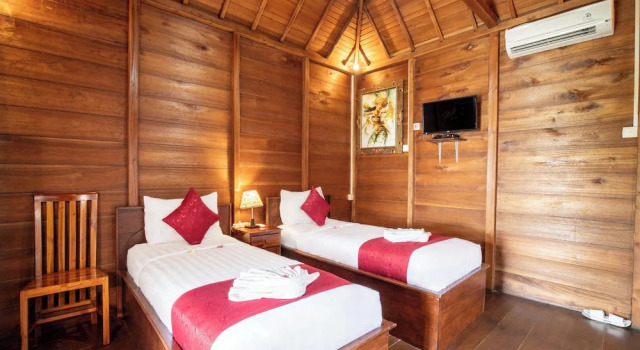 Двухместный номер Deluxe с балконом и с видом на море Swan Beach Inn