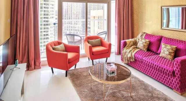 Luxury Staycation - Continental Tower, Забронировать Дом для отпуска Виллы Эмирата Дубая, рядом с Dubai Marina Yacht Club, Вилла