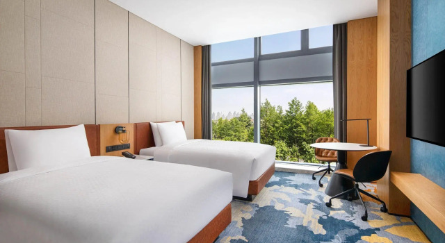 Четырёхместный номер Deluxe Four Points by Sheraton Shanghai Jiading