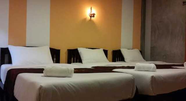 Трёхместный номер Superior с балконом и с красивым видом из окна Chiang Rai Khuakrae Resort