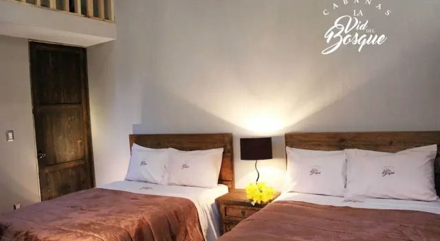 Семейный коттедж с красивым видом из окна Cabañas La Vid Del Bosque