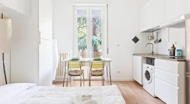 Milano Famagosta Cosy Studio, Book Hotel Hoteller i Famagosta med parkering, Parkering