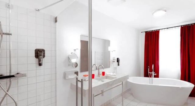 Кровать в общем номере DORMERO Hotel Kelheim