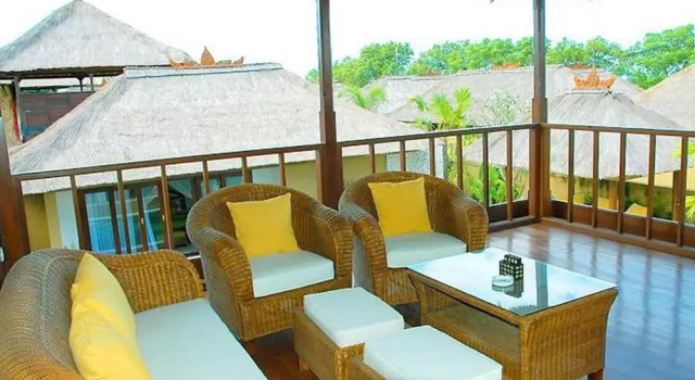 Вилла с красивым видом из окна The Halcyon Villas Bali