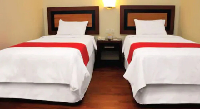 Deluxe Kahden hengen huone kaupunkinäköala Lampion Hotel Solo