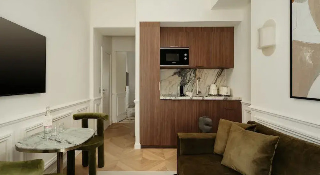 Leon Hotel-sacre Coeur View-suite-62, Забронировать Апарт-отель Апарт-отели Парижа, рядом с Art France Academie, Апарт-отель