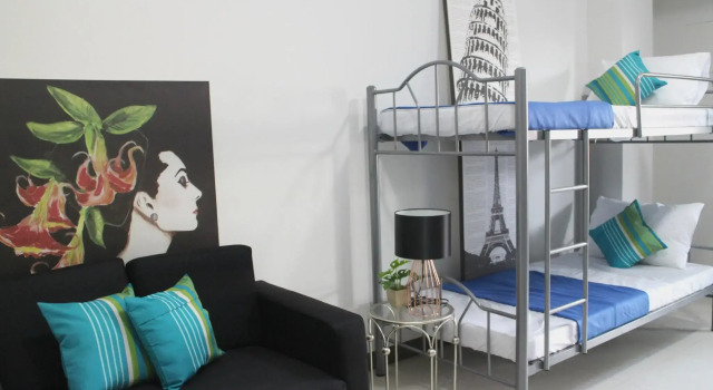 Кровать в общем номере Food District Hostel - Ortigas Kapitolyo