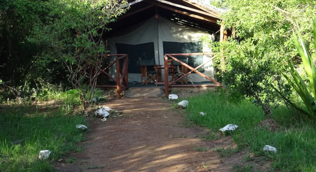 Двухместный номер Classic с видом на сад Crocodile Camp Masai Mara