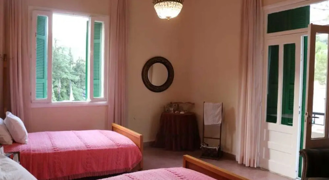 Camera doppia Standard con balcone e con vista sul giardino Auberge Braidy