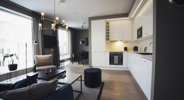 Апартаменты Superior Sky Hotel Apartments, Hospitalstorget