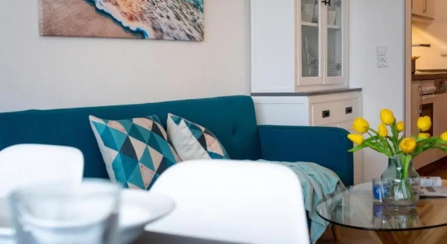Strandhotel-Heiligenhafen-Wohnung-101-Typ-IV-Wasserblick, Забронировать Отель Хайлигенхафен земля Шлезвиг-Гольштейн