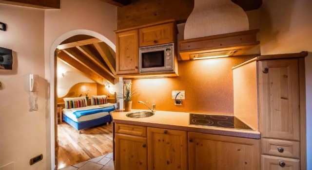 Apartment 1 Schlafzimmer mit Balkon Chalet Mottolino