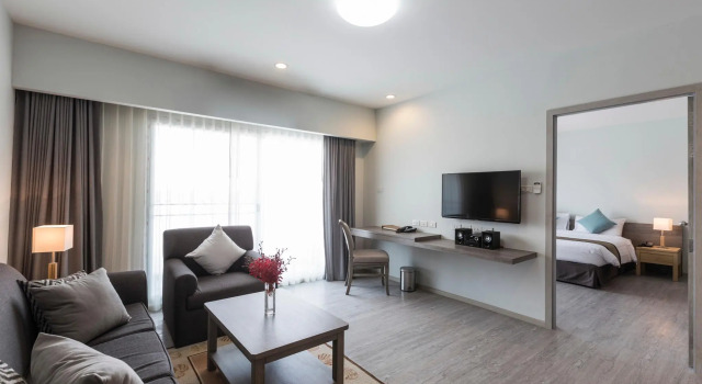 Люкс c 1 комнатой Kantary Hotel And Serviced Apartment, Amata, Bangpakong