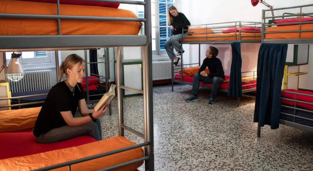 Кровать в общем номере OStellin Genova Hostel