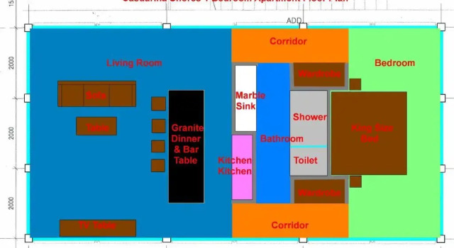 Апартаменты c 1 комнатой Casuarina Shores Apartment - SHA Plus