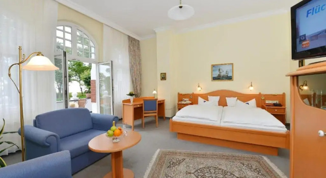 Двухместный номер Deluxe с балконом и с видом на море Hotel Imperial Rügen