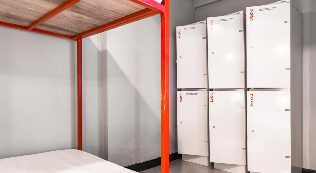 Кровать в общем номере So hostel Chiang Mai