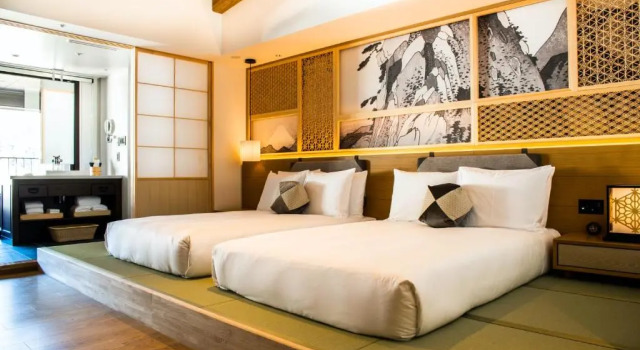 Двухместный люкс с видом на реку Hotel Indigo Hakone Gora by IHG