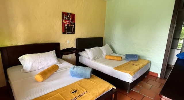 Трёхместный номер Deluxe с балконом Hotel Bora Bora Campestre Los mangos