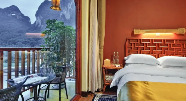 Двухместный номер Standard с балконом и с видом на окрестности Yangshuo Village Inn Boutique Hotel