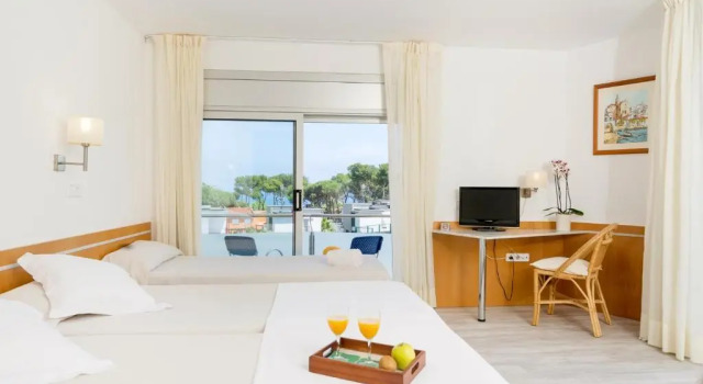 Трёхместный номер Standard с балконом Hotel Ancora