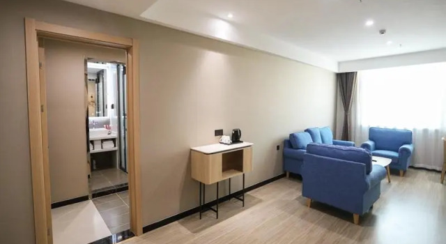 Люкс Business Thank Inn Plus Hotel Hebei Handan Jize County Huimeng Town South Street