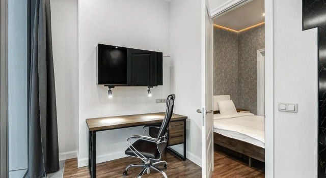 Двухместные апартаменты с 2 комнатами Апартаменты Fly Apartments  на проезде 1-й Красногвардейский