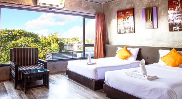 Номер Deluxe B2 Mahidol Boutique & Budget Hotel