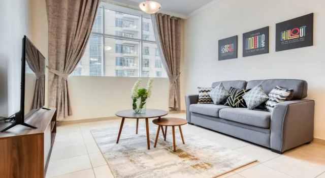RH- Burj Al Nujoom, Downtown, 1BR near Dubai Mall, Забронировать Апартаменты/квартира Даунтаун Дубай , рядом с Дубайский аквариум