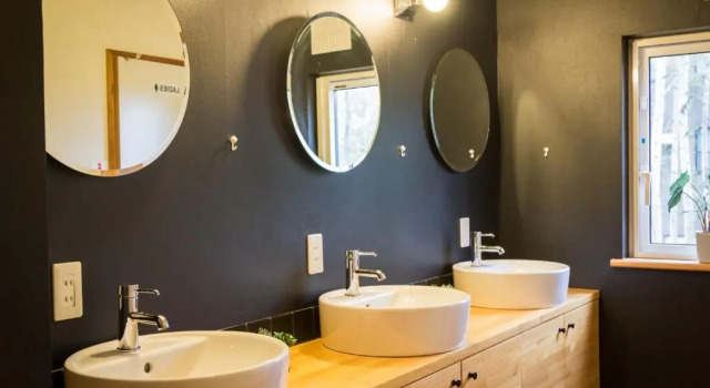 Кровать в общем номере Freeride Backpackers Lodge Niseko