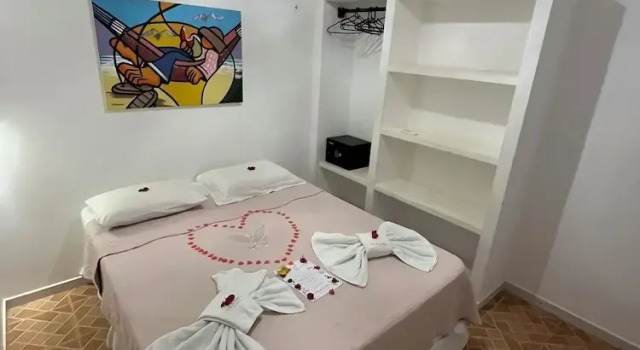 Семейное шале с видом на сад Pousada Vila Nazare
