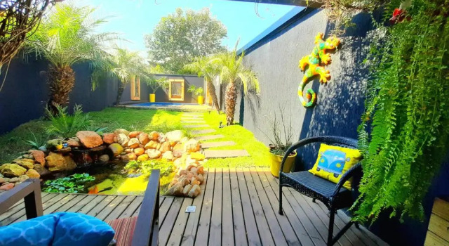 Коттедж Bangalô das Lagartixas ,casa stúdio com piscina aquecida privativa a 20 minutos do Centro de Curitiba