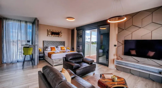 Апартаменты c 1 комнатой с видом на море Dedaj Resort - Villa Delux with Sea View Pool