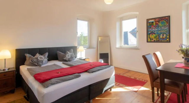 Апартаменты Exklusive Ferienwohnung Geisfeld