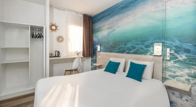 Двухместный номер Superior The Originals City, Hôtel LHippocampe, Sète Balaruc-le-Vieux
