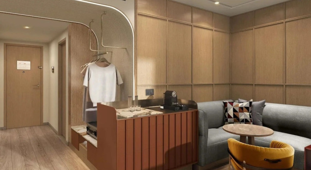 Deluxe Executive Twin room with city view Pullman Kuching