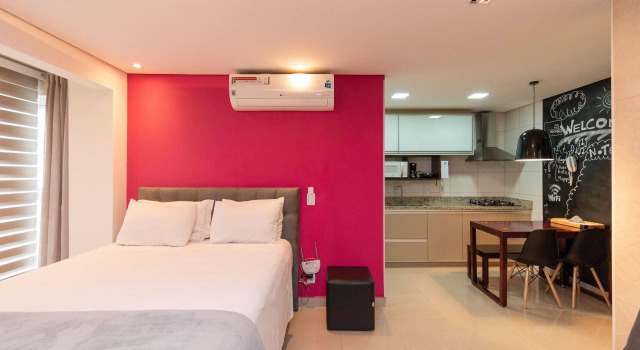 Flat Lindo No 18 Andar Do Edifício The Expression   Setor Bueno   Th1804, Забронировать Отель СПА-отели Гояния, рядом с Parque Vaca Brava, SPA-услуги