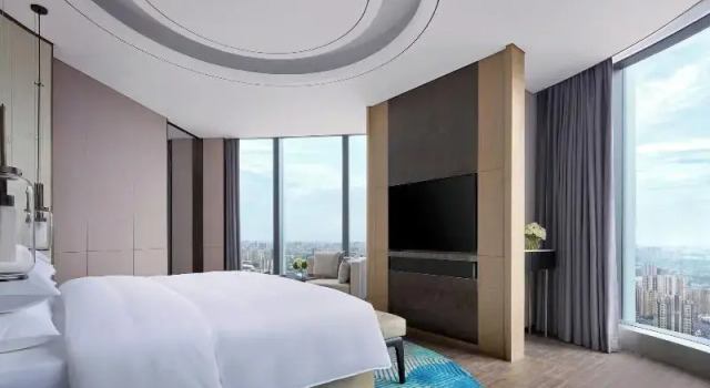 Dwuosobowy klub suite Yancheng Marriott Hotel