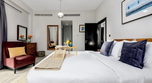 Maison Privee -Serene & Luxury Retreat in the Heart of JBR Beach, Забронировать Апартаменты/квартира Апартаменты Эмирата Дубая, рядом с Dubai Marina Yacht Club, Апартаменты/квартира