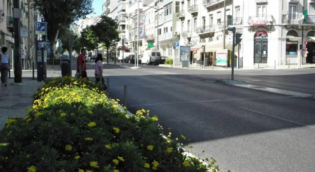 Апартаменты Sunny orange garden apartment in central Lisbon