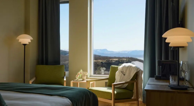 Номер Standard с видом на горы Wood Hotel Bodø