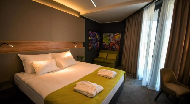 Двухместный номер Deluxe с балконом и с видом на горы Hotel Olea