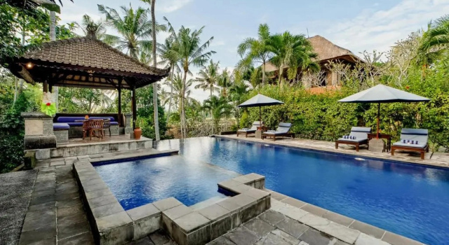 Двухместный люкс c 1 комнатой с видом на реку Alam Shanti Ubud