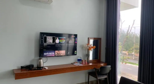 Двухместный номер Deluxe с балконом Khách sạn Nghinh Phong Beach Tuy Hòa
