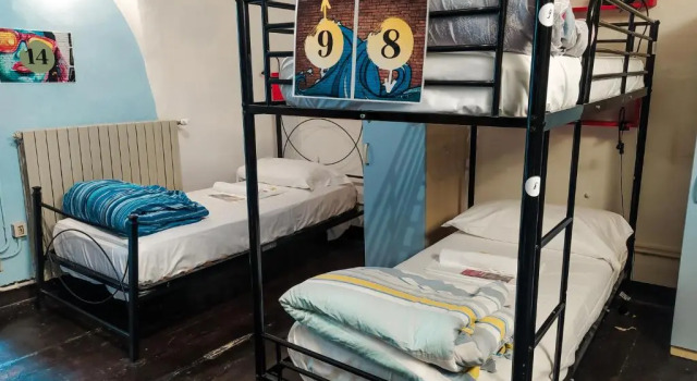 Кровать в общем номере Hostel Il Nosadillo - Bologna